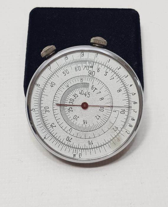 CEP SAATİ FORMLU NADİR ANTİKA HESAP MAKİNESİ