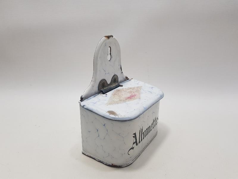 ÇOK NADİR ANTİKA EMAYE KİBRİTLİK