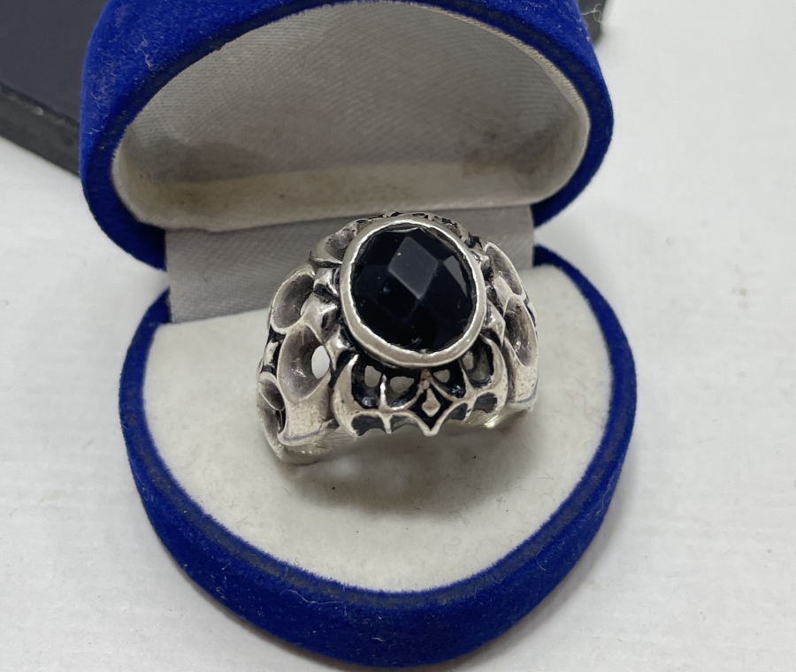 FASETA TAŞLI GÜMÜŞ YÜZÜK