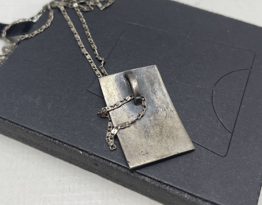 FİRAVUN TASFİRLİ GÜMÜŞ KOLYE 