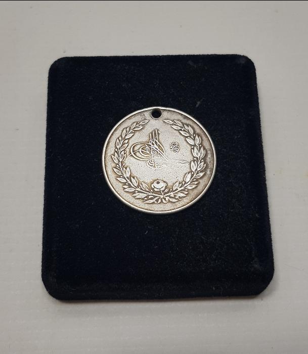 GÜMÜŞ OSMANLI YUNAN MUHAREBESİ MADALYASI