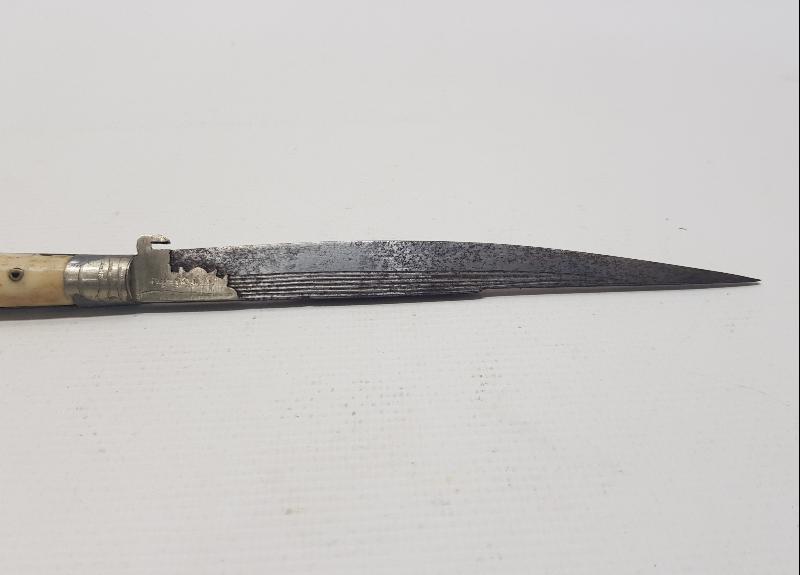 KEMİK SAPLI ANTİKA SÜRMENE BIÇAK 