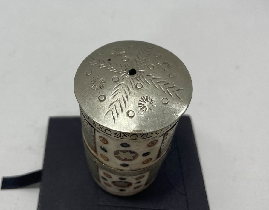 KEMİKTEN MAMUL İŞLEMELİ ANTİKA BASTON SAPI