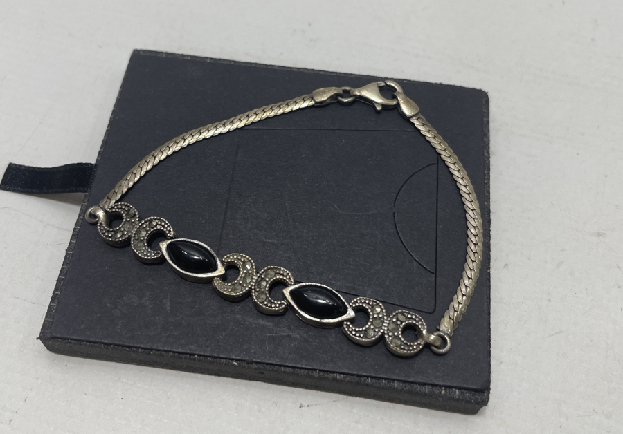 MARGAZİT VE OLTU TAŞLI GÜMÜŞ BİLEKLİK