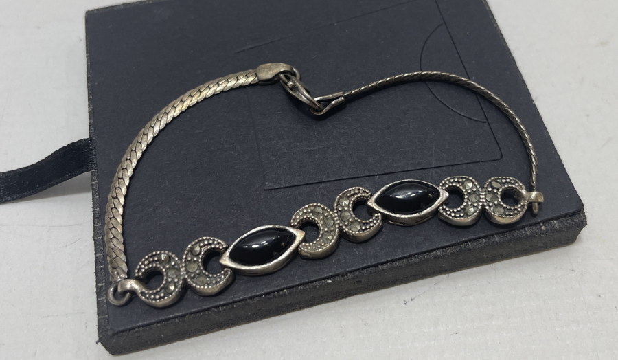 MARGAZİT VE OLTU TAŞLI GÜMÜŞ BİLEKLİK