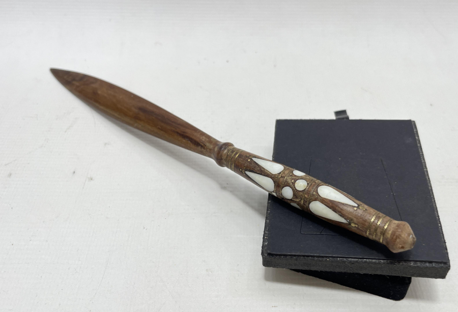 OSMANLI DÖNEMİ AFYON İŞİ İŞLEMELİ ZARF AÇACAĞI