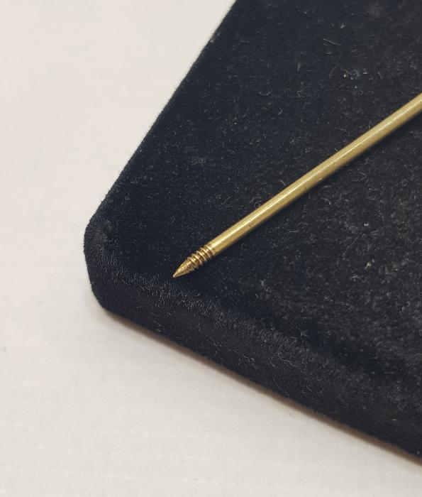 OSMANLI DÖNEMİ İZMİR LEVANTEN İŞİ ALTIN KAPLAMA SAÇ İĞNESİ