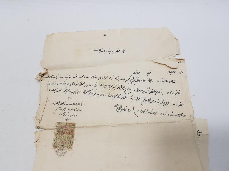OSMANLI DÖNEMİ BERGAMA BİDAYET MAHKEMESİ EVRAK LOTU