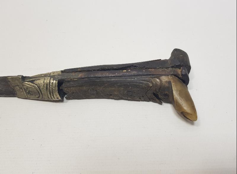 OSMANLI DÖNEMİ BOYNUZ SAPLI NADİR KABADAYI SALLAMASI