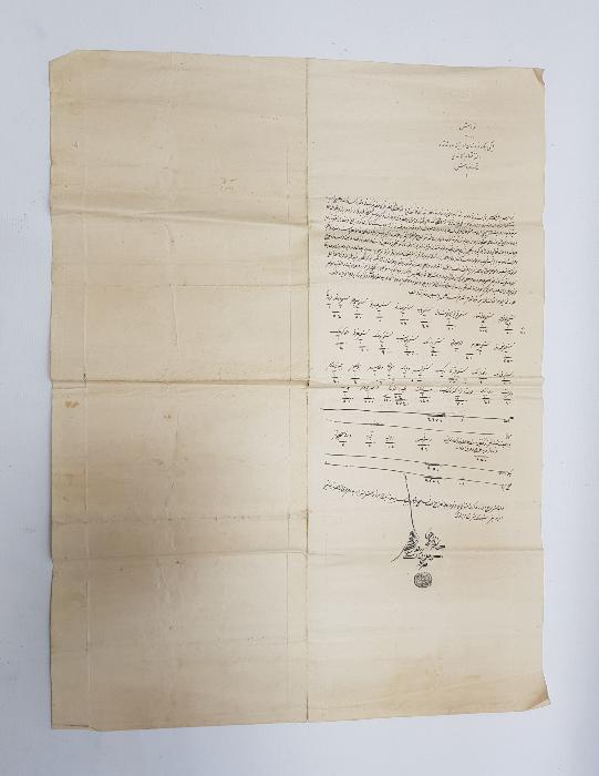 OSMANLI DÖNEMİ BÜYÜK BOY EL YAZMA HÜCCET / KADI KARARI