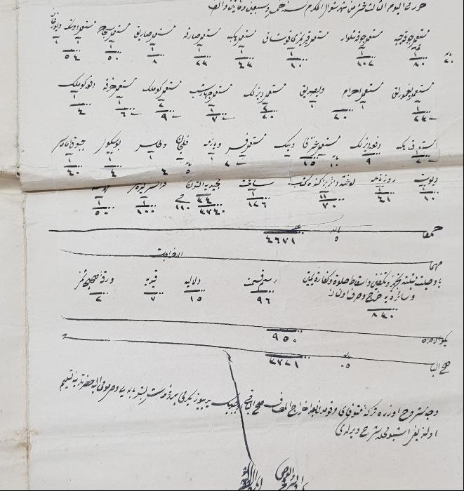 OSMANLI DÖNEMİ BÜYÜK BOY EL YAZMA HÜCCET / KADI KARARI