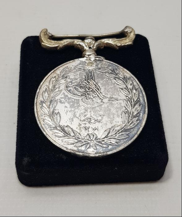 OSMANLI DÖNEMİ GÜMÜŞ KIRIM MADALYASI