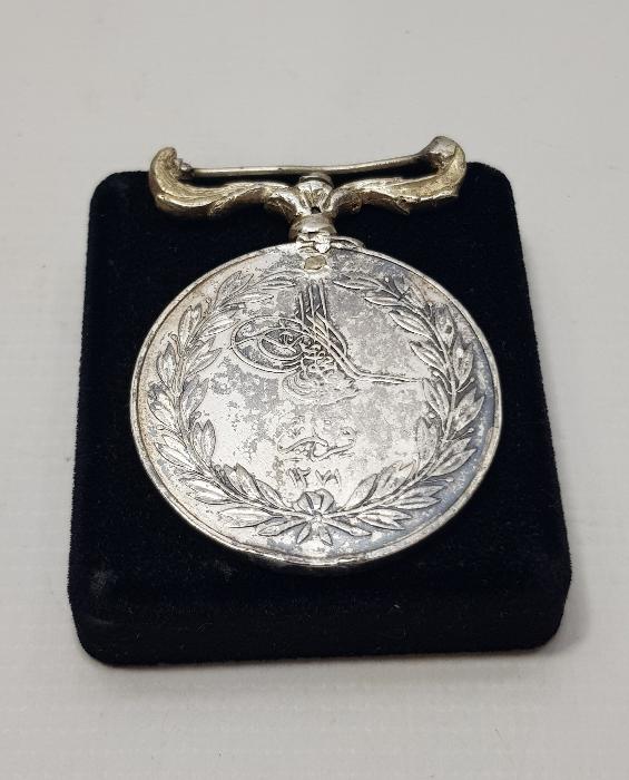 OSMANLI DÖNEMİ GÜMÜŞ KIRIM MADALYASI
