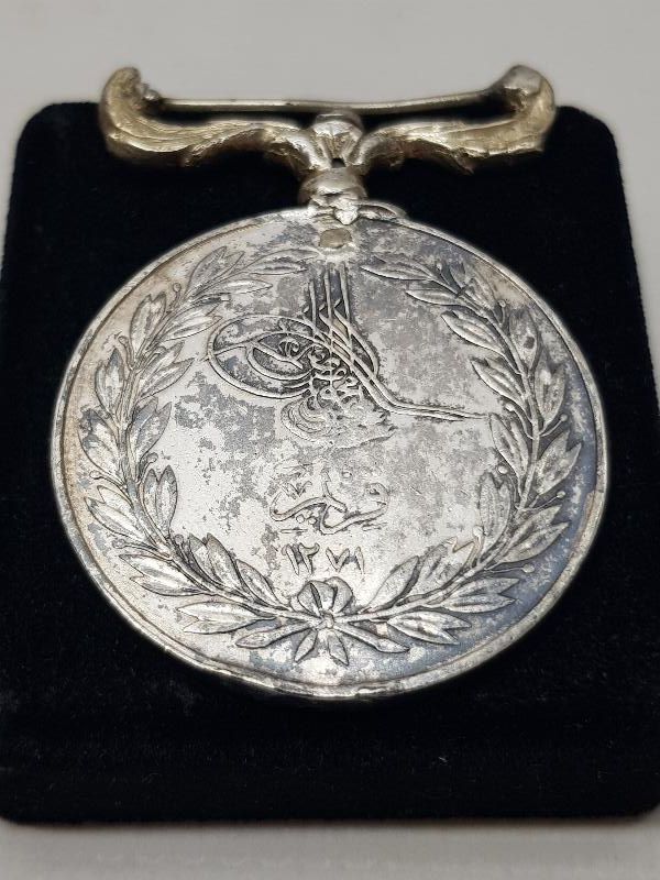 OSMANLI DÖNEMİ GÜMÜŞ KIRIM MADALYASI