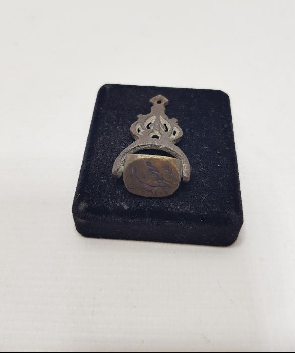 OSMANLI DÖNEMİ HAKKAK PARAFLI DÖNERLİ MÜHÜR