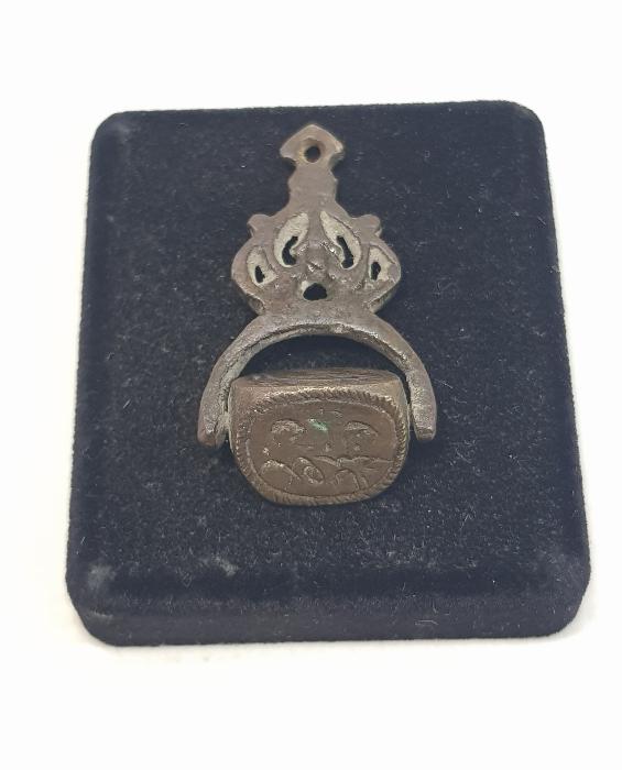 OSMANLI DÖNEMİ HAKKAK PARAFLI DÖNERLİ MÜHÜR