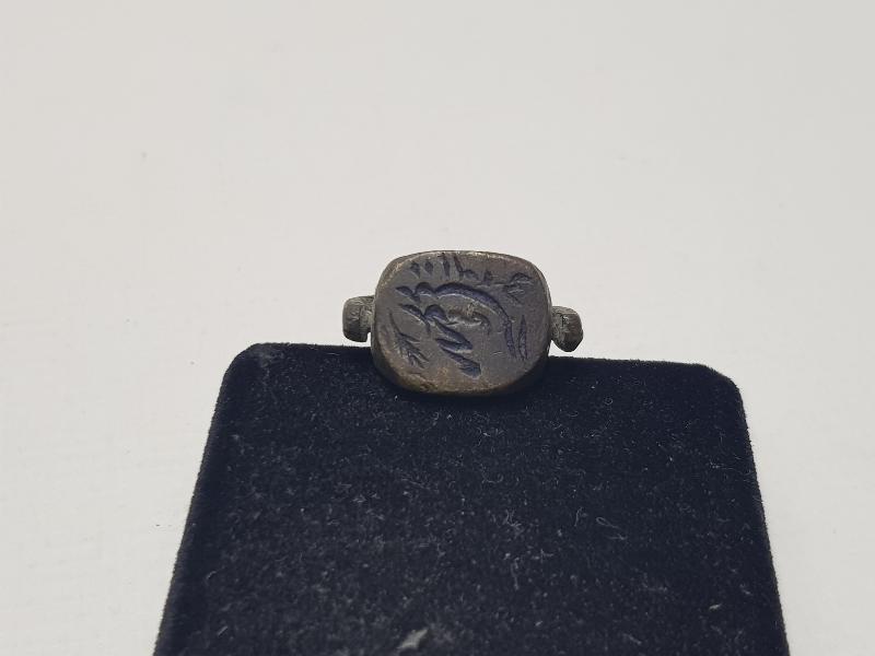 OSMANLI DÖNEMİ HAKKAK PARAFLI DÖNERLİ MÜHÜR