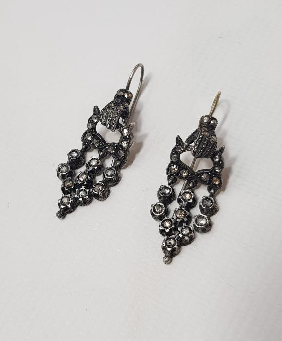 OSMANLI DÖNEMİ LEVANTEN İŞİ ELMAS KÜPE 