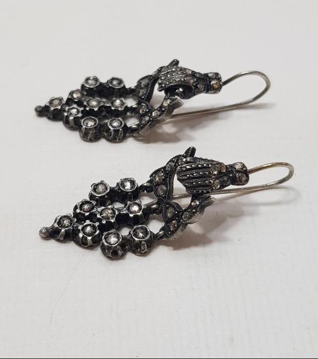 OSMANLI DÖNEMİ LEVANTEN İŞİ ELMAS KÜPE 