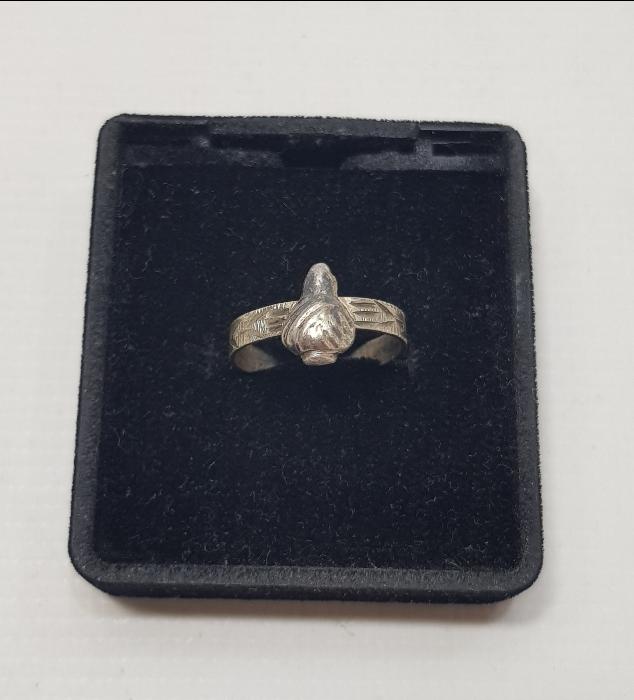 OSMANLI DÖNEMİ TEKKE İŞİ SİKKE FORMLU GÜMÜŞ DERVİŞ YÜZÜĞÜ