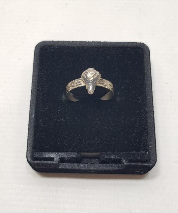 OSMANLI DÖNEMİ TEKKE İŞİ SİKKE FORMLU GÜMÜŞ DERVİŞ YÜZÜĞÜ