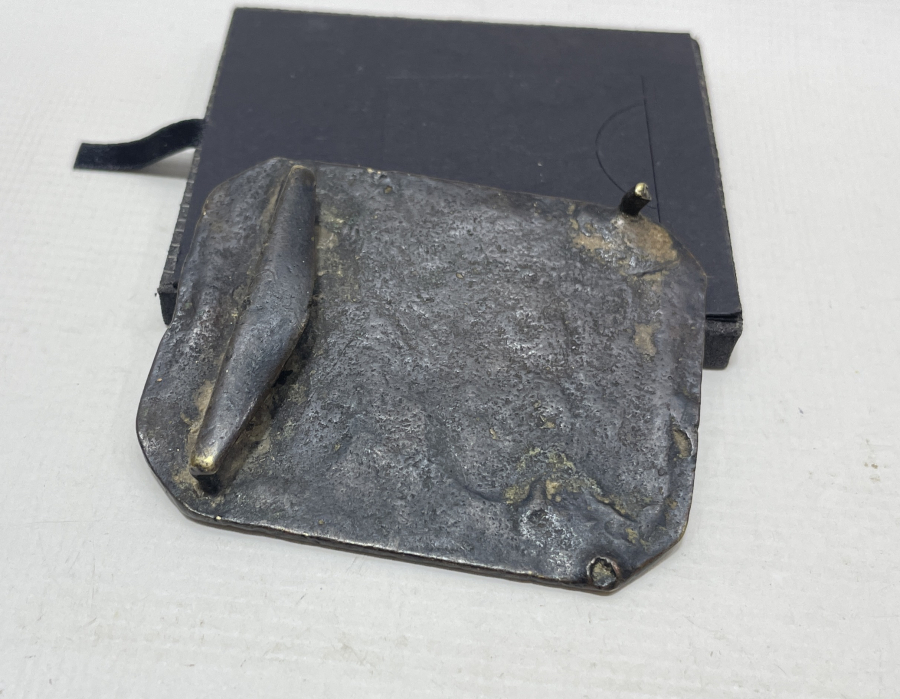 PADİŞAH'IN ÖZEL KORUMALARINA AİT ÇOK NADİR YENİÇERİ SOLAK KEMER TOKASI