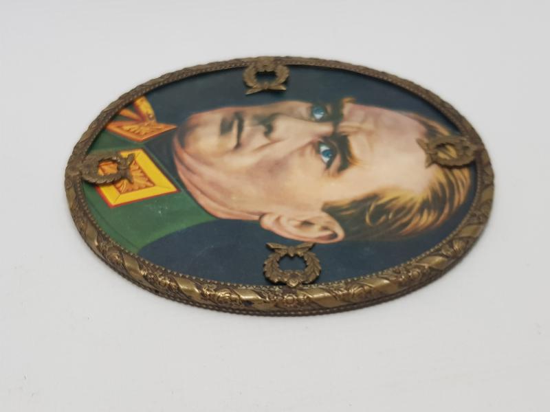 PİRİNÇ ÇERÇEVESİ İÇİNDE MAREŞAL MUSTAFA KEMAL ATATÜRK RESMİ