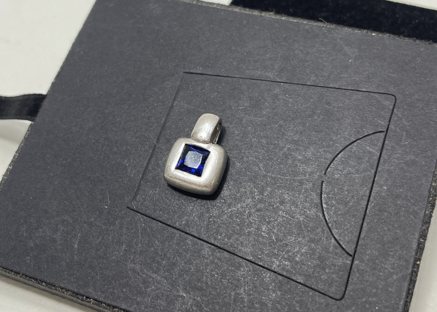 SAFİR TAŞLI KOLYE UCU