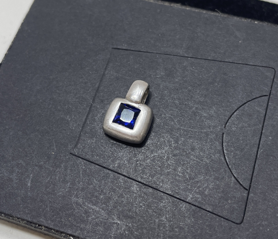 SAFİR TAŞLI KOLYE UCU