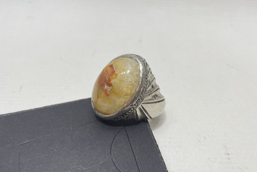 SÜLEYMANİYE AKİKİ BÜYÜK BOY GÜMÜŞ YÜZÜK