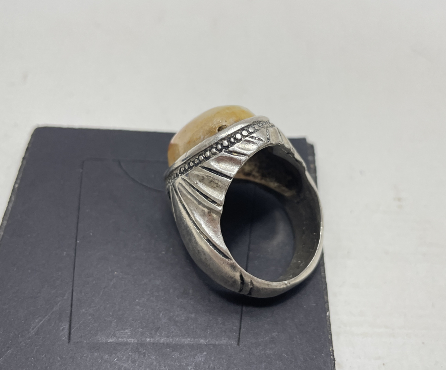 SÜLEYMANİYE AKİKİ BÜYÜK BOY GÜMÜŞ YÜZÜK