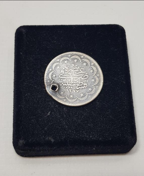 SULTAN ABDÜLAZİZ DÖNEMİ GÜMÜŞ 5 KURUŞ MECİDİYE