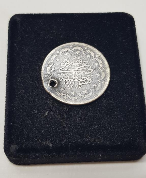 SULTAN ABDÜLAZİZ DÖNEMİ GÜMÜŞ 5 KURUŞ MECİDİYE