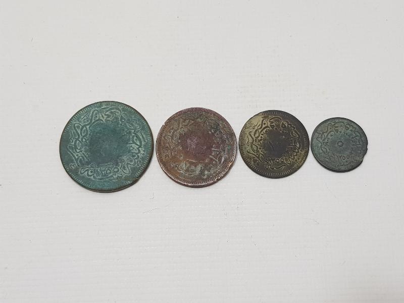 SULTAN ABDÜLMECİD HAN DÖNEMİ BAKIR 40-20-10-5 PARA TAKIMI