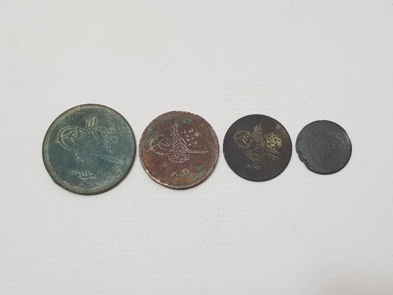 SULTAN ABDÜLMECİD HAN DÖNEMİ BAKIR 40-20-10-5 PARA TAKIMI