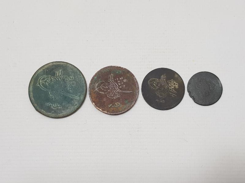 SULTAN ABDÜLMECİD HAN DÖNEMİ BAKIR 40-20-10-5 PARA TAKIMI