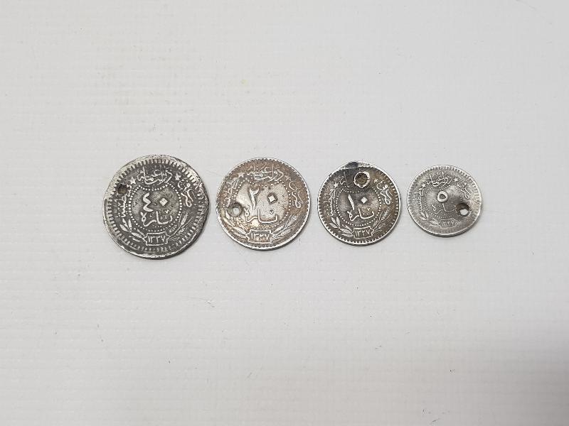 SULTAN MEHMET REŞAD HAN DÖNEMİ 40-20-10-5 PARA TAKIMI