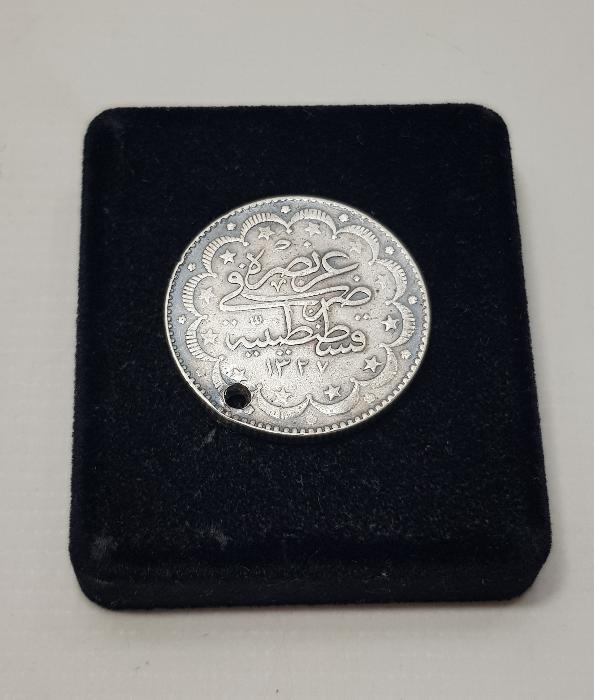 SULTAN MEHMET REŞAT DÖNEMİ GÜMÜŞ 10 KURUŞ MECİDİYE PARA