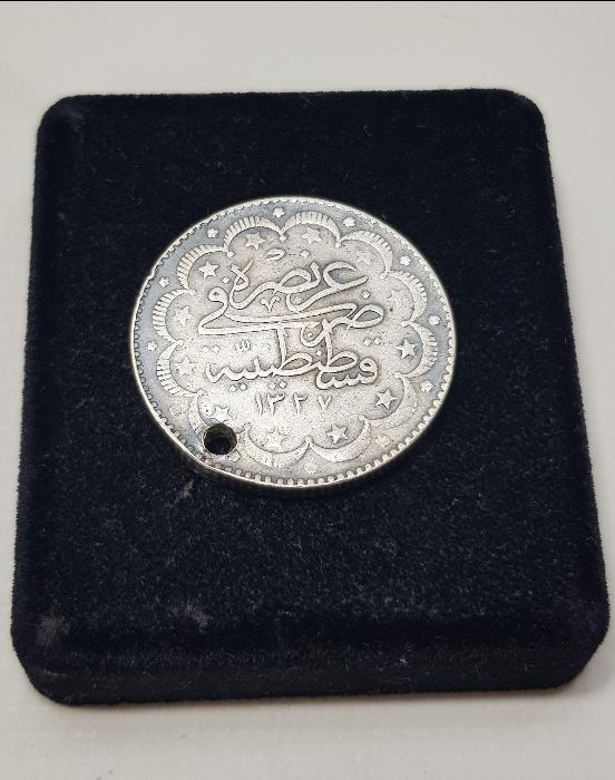 SULTAN MEHMET REŞAT DÖNEMİ GÜMÜŞ 10 KURUŞ MECİDİYE PARA