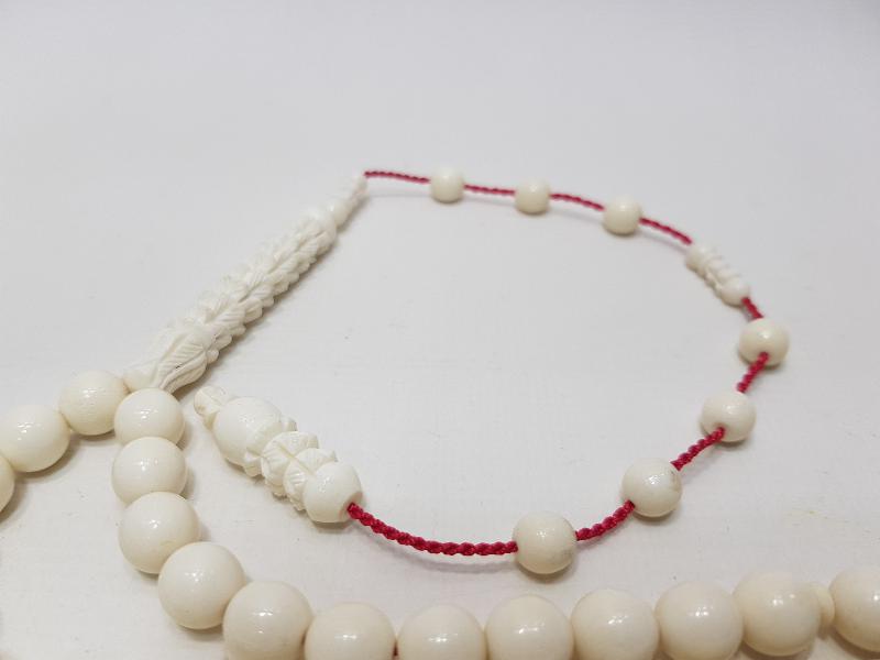 USTA SANATÇI İŞİ ÖZEL YAPIM 99'LUK MORS DİŞİ TESPİH