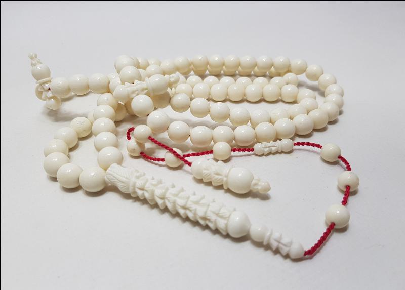 USTA SANATÇI İŞİ ÖZEL YAPIM 99'LUK MORS DİŞİ TESPİH