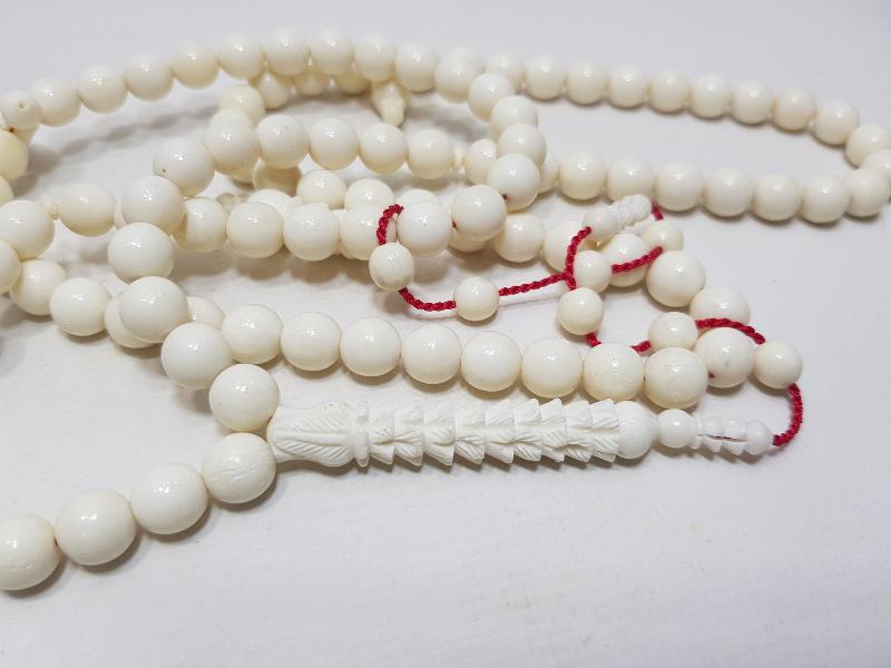 USTA SANATÇI İŞİ ÖZEL YAPIM 99'LUK MORS DİŞİ TESPİH