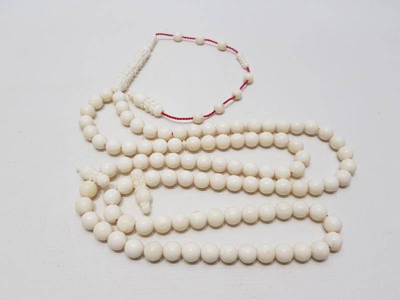 USTA SANATÇI İŞİ ÖZEL YAPIM 99'LUK MORS DİŞİ TESPİH