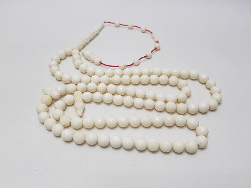 USTA SANATÇI İŞİ ÖZEL YAPIM 99'LUK MORS DİŞİ TESPİH