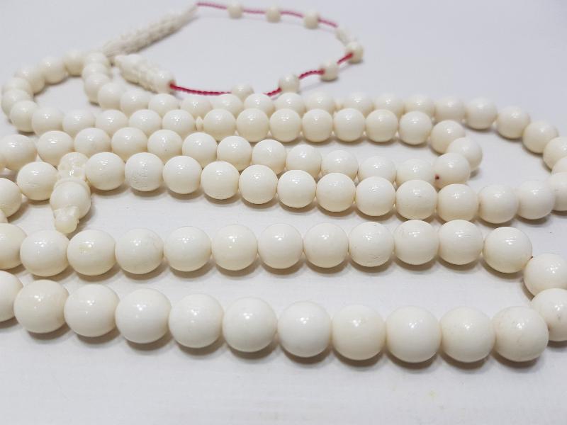 USTA SANATÇI İŞİ ÖZEL YAPIM 99'LUK MORS DİŞİ TESPİH