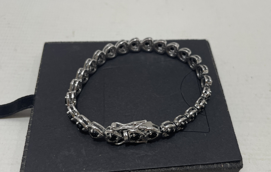 YAKUT TAŞLI GÜMÜŞ BİLEKLİK