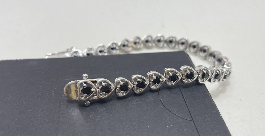 YAKUT TAŞLI GÜMÜŞ BİLEKLİK