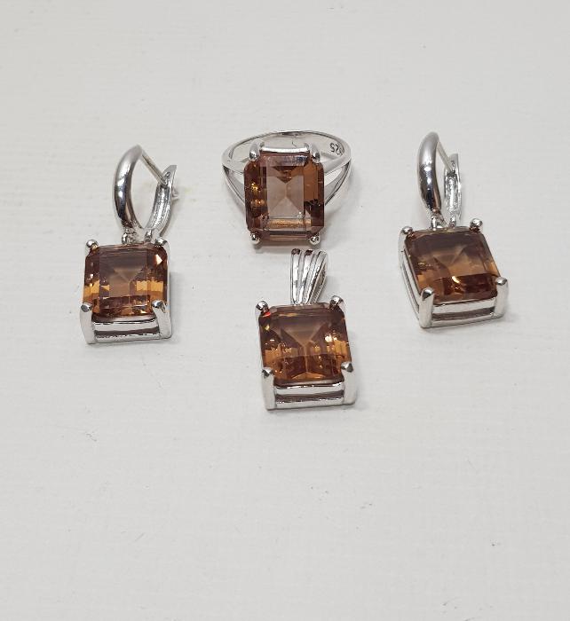 ZULTANİT TAŞLI GÜMÜŞ TAKI SETİ 