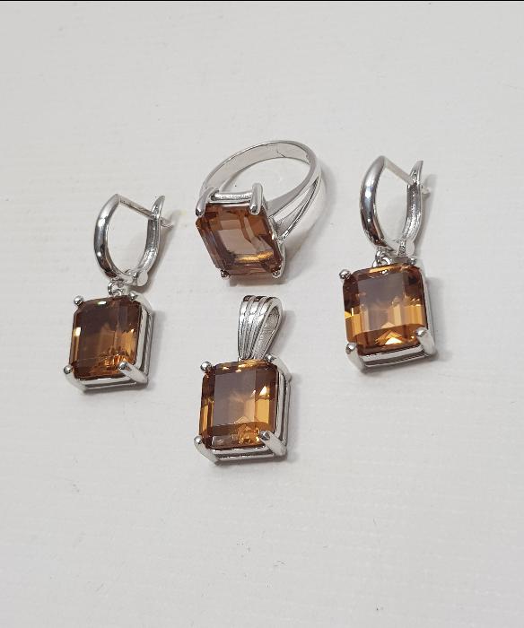 ZULTANİT TAŞLI GÜMÜŞ TAKI SETİ 