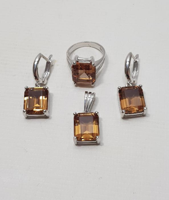 ZULTANİT TAŞLI GÜMÜŞ TAKI SETİ 